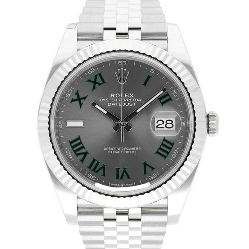 Datejust Grey Dial Wimbledon 41mm